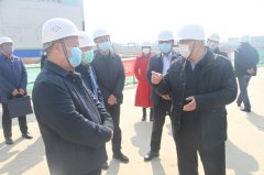 韓一兵在渭南調(diào)研建設企業(yè)復工復產(chǎn) 